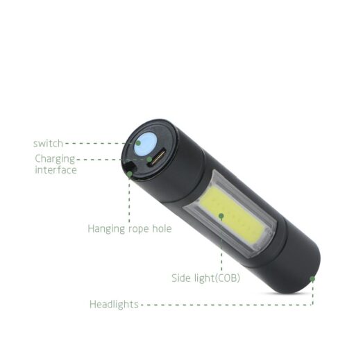 Mini Pocket LED Rechargeable Flashlight - Image 6