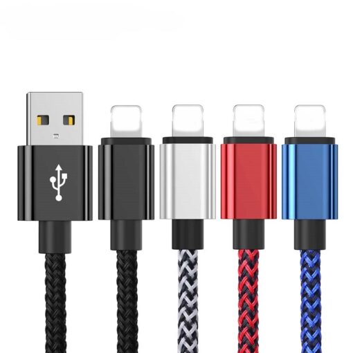 6 or 12 In Pack 1M Braided Universal USB Cables Compatible with Apple Products - Image 8