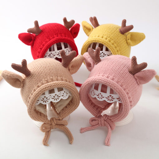 Reindeer Baby Knitted Hat - Image 24