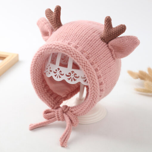 Reindeer Baby Knitted Hat - Image 8