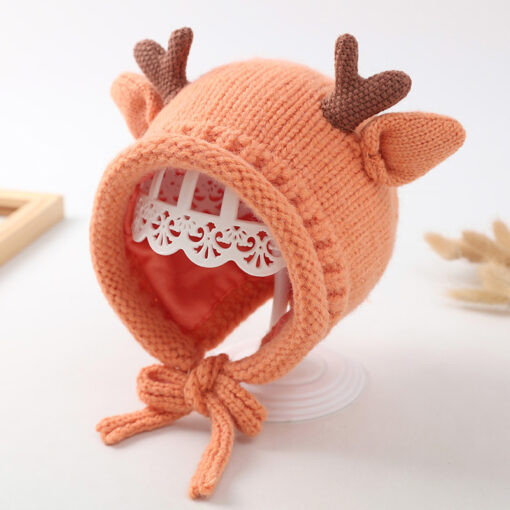 Reindeer Baby Knitted Hat - Image 9