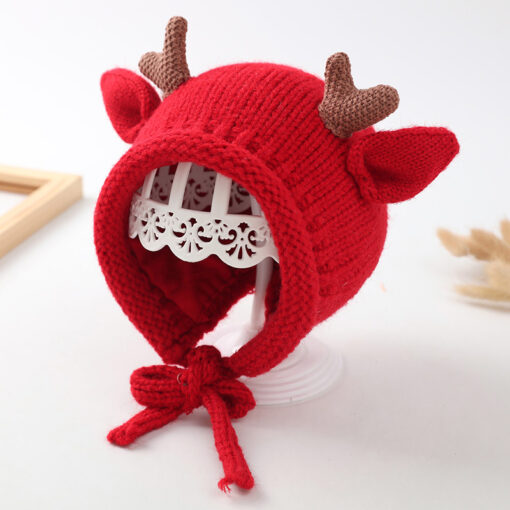 Reindeer Baby Knitted Hat - Image 10