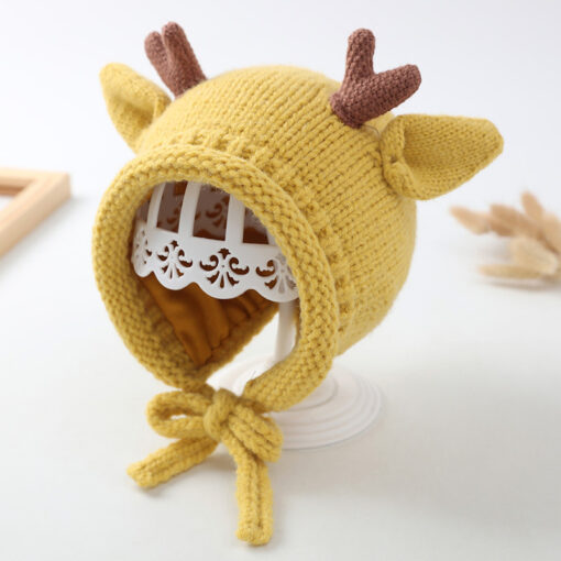 Reindeer Baby Knitted Hat - Image 13