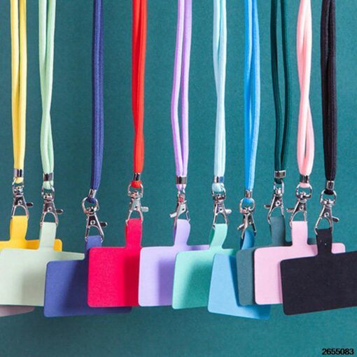 Solid Colour Mobile Phone Lanyard - Image 16