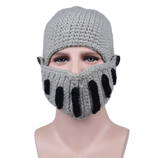 Novelty Roman Knight Knit Helmet - Image 10