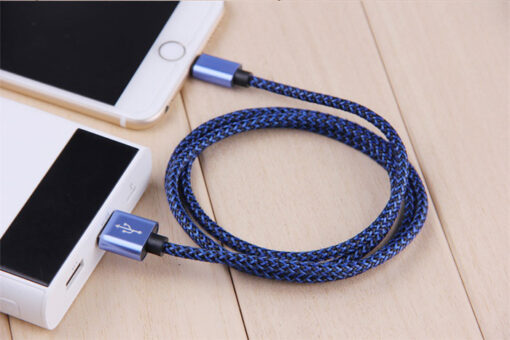 6 or 12 In Pack 1M Braided Universal USB Cables Compatible with Apple Products - Image 4