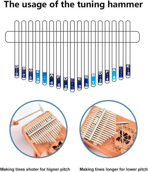 17-Key Kalimba Thumb Piano - Image 10