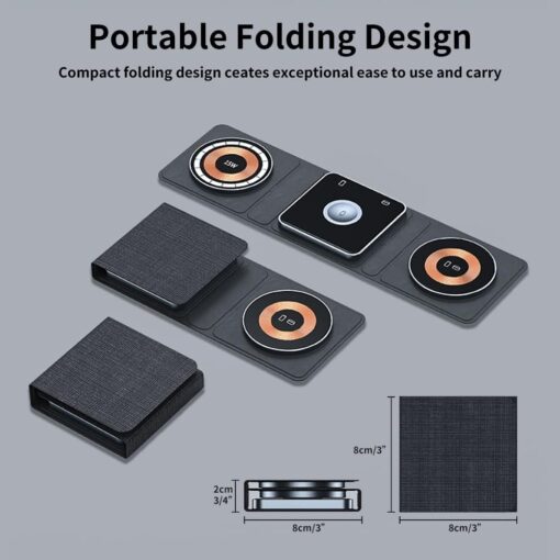 Foldable Travel Wireless Charger Station - Image 9