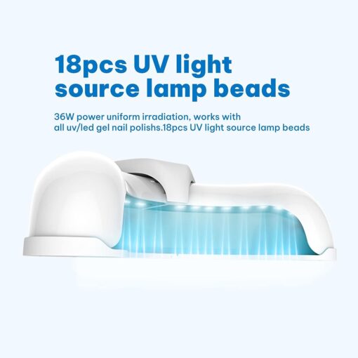 U Shape UV LED Nail Lamp - Image 10