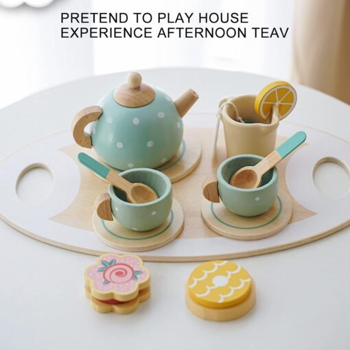 Children Wooden Kitchen Toy Sets - Image 7