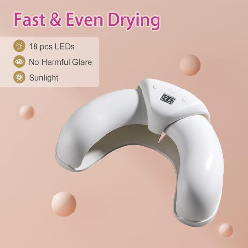 U Shape UV LED Nail Lamp - Image 7