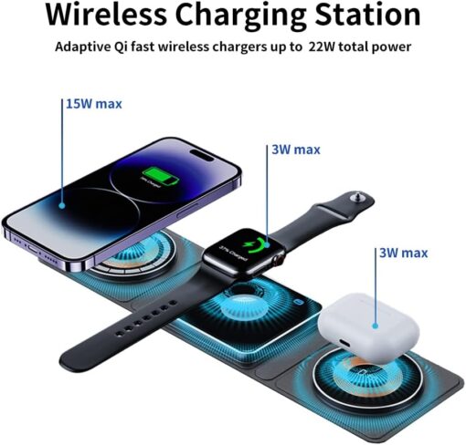 Foldable Travel Wireless Charger Station - Image 8