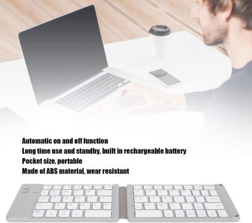 Foldable Bluetooth Keyboard with / without Touchpad - Image 16