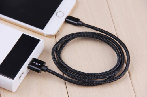 6 or 12 In Pack 1M Braided Universal USB Cables Compatible with Apple Products - Image 5