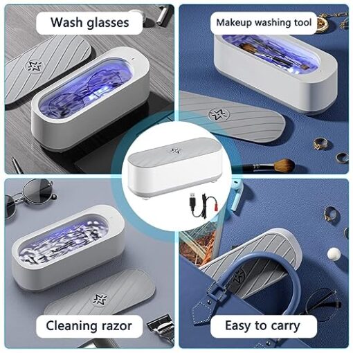 USB Multi Function Portable Ultrasonic Cleaner - Image 6