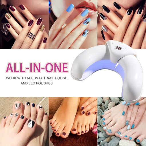 U Shape UV LED Nail Lamp - Image 15