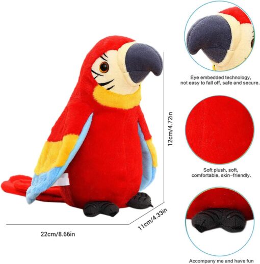 Talking Parrot Plush Toy - Image 15