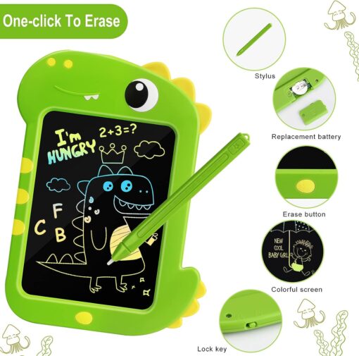 8.5 inch LCD Colourful Screen Writing Board - Image 8