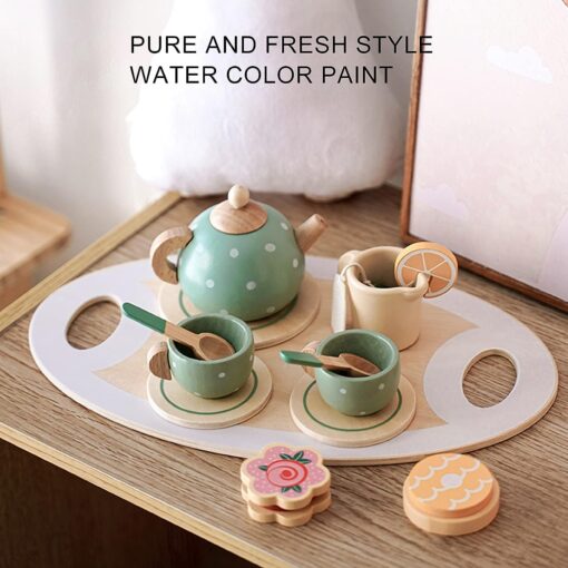 Children Wooden Kitchen Toy Sets - Image 9