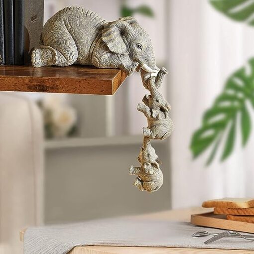 One or Two Sets of Three Cute Elephant Figurines - Image 5