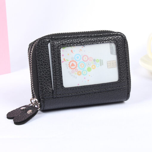 RFID Blocking  Leather Credit Card Holder - Image 3