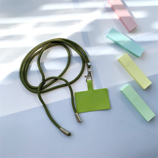 Solid Colour Mobile Phone Lanyard - Image 2