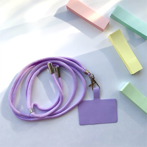 Solid Colour Mobile Phone Lanyard - Image 5