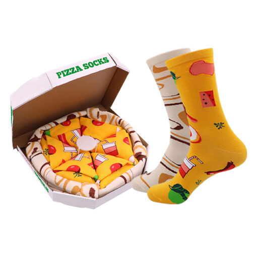 Pizza Socks in Pizza Box - Image 13