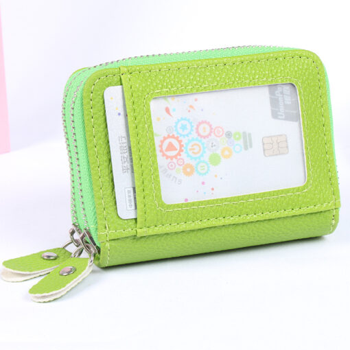 RFID Blocking  Leather Credit Card Holder - Image 6