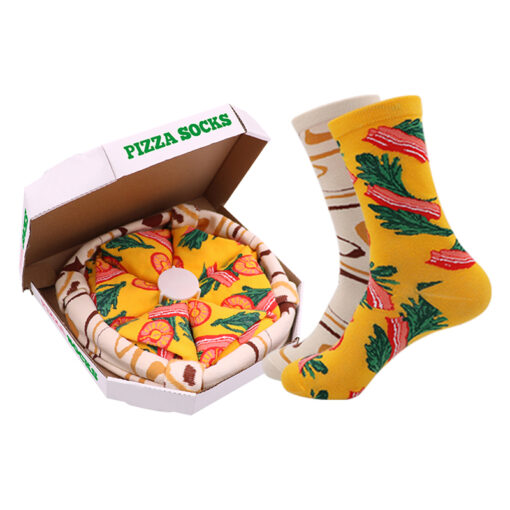 Pizza Socks in Pizza Box - Image 15