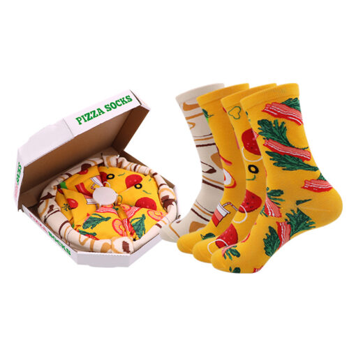 Pizza Socks in Pizza Box - Image 12