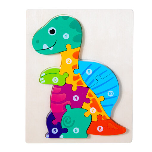 3D Toddler Jigsaw Wooden Puzzles Toys - Image 14