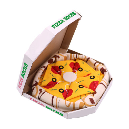 Pizza Socks in Pizza Box - Image 11