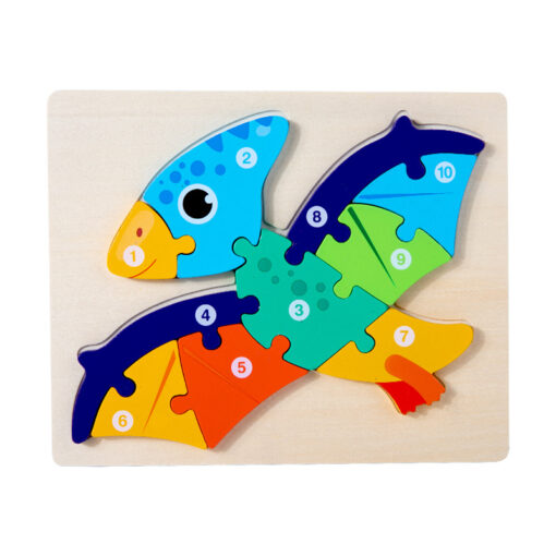 3D Toddler Jigsaw Wooden Puzzles Toys - Image 15