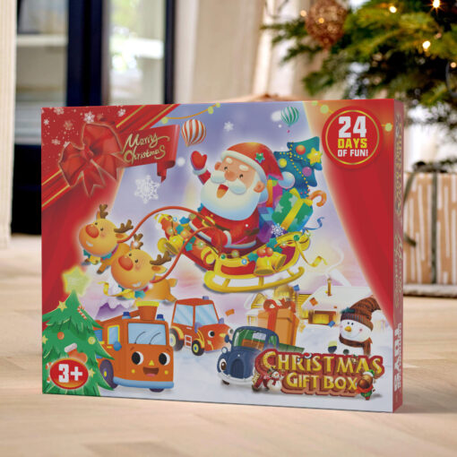 24 pcs Pull Back Toys Car Advent Calendar - Image 2