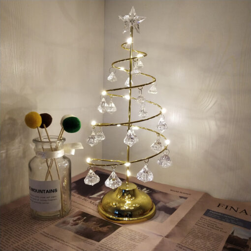 Crystal Christmas Tree Table Lamp - Image 6