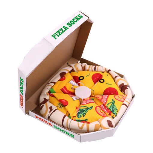 Pizza Socks in Pizza Box - Image 7