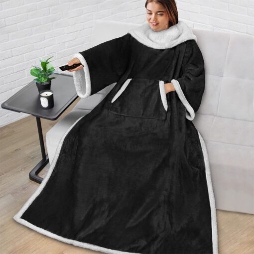 Deluxe Fleece Wearable Blanket - Image 4