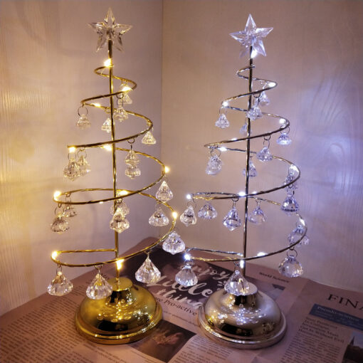 Crystal Christmas Tree Table Lamp - Image 11