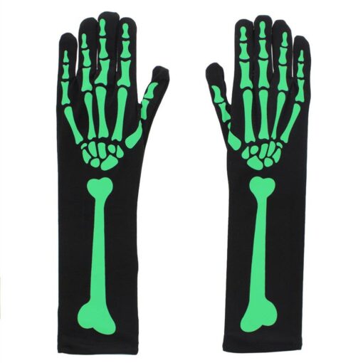 Halloween Skeleton Gloves Stockings Set - Image 10