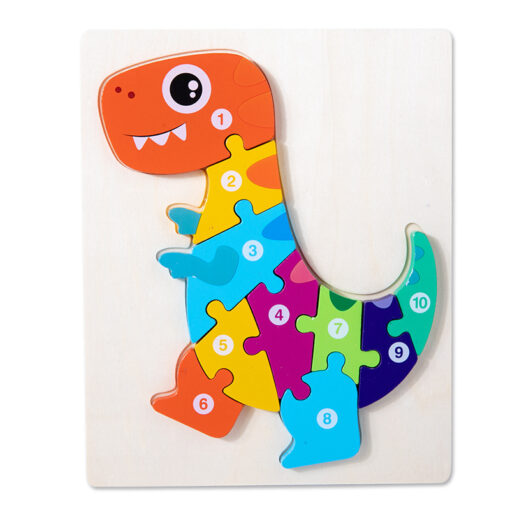 3D Toddler Jigsaw Wooden Puzzles Toys - Image 12