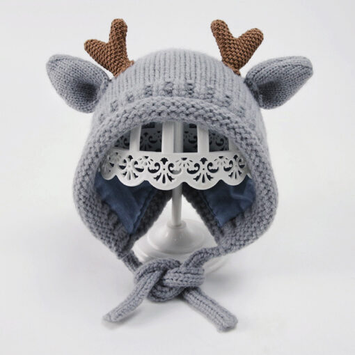 Reindeer Baby Knitted Hat - Image 16