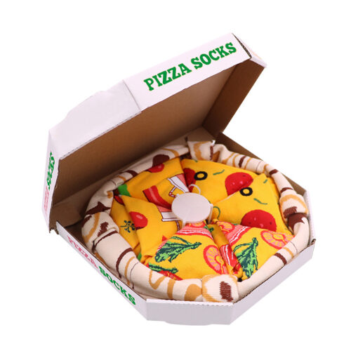 Pizza Socks in Pizza Box - Image 5