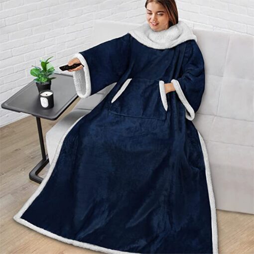 Deluxe Fleece Wearable Blanket - Image 2