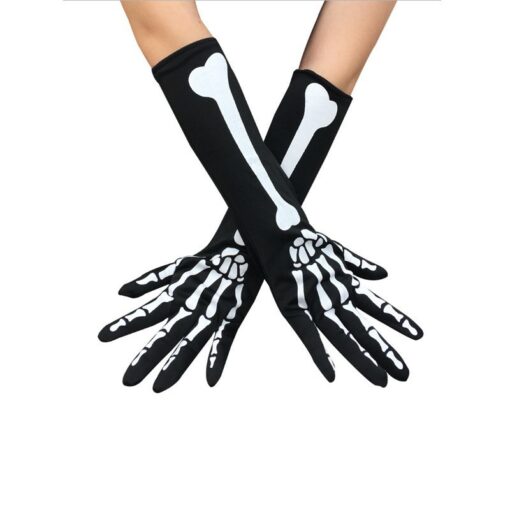 Halloween Skeleton Gloves Stockings Set - Image 7