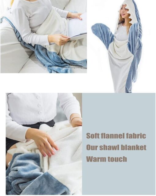 Flannel Shark Blanket - Image 9