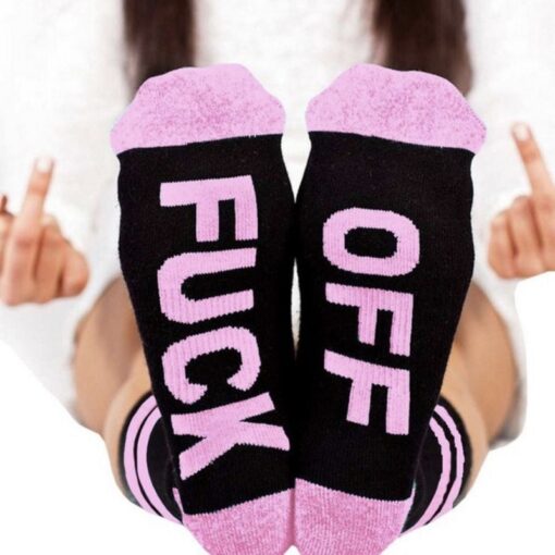 Unisex F-Word Crew Socks - Image 15