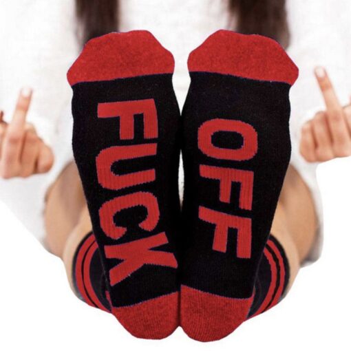 Unisex F-Word Crew Socks - Image 16