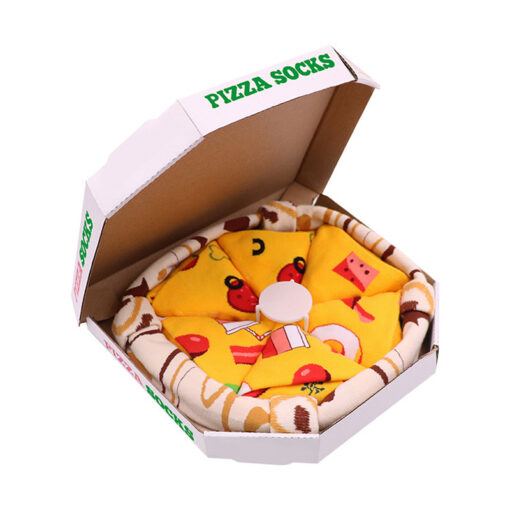 Pizza Socks in Pizza Box - Image 9