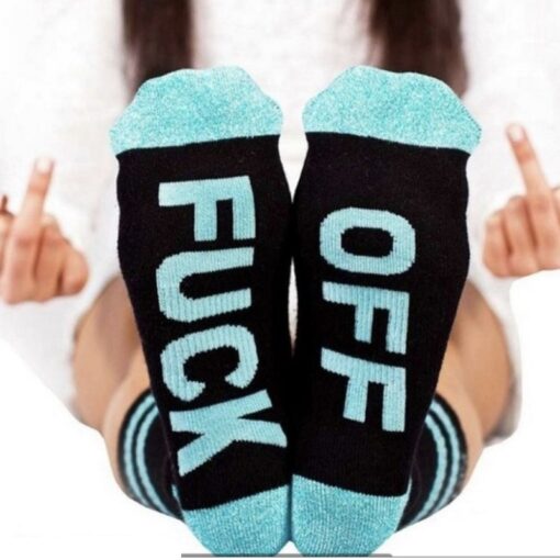 Unisex F-Word Crew Socks - Image 17